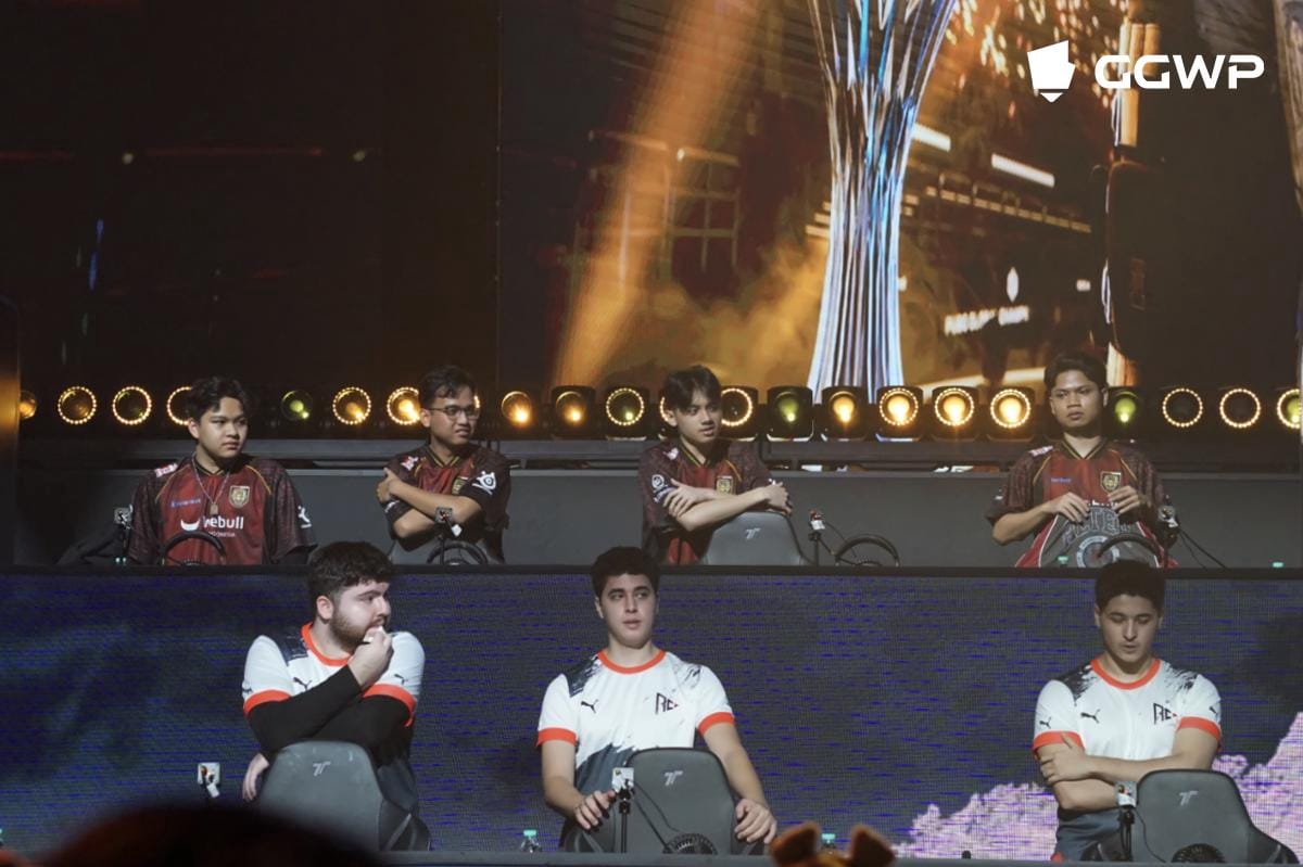 Alter Ego Ares finis di posisi 12 pada hari pertama grand final PMGC 2025. (Dok. GGWP/Mecca Medina)