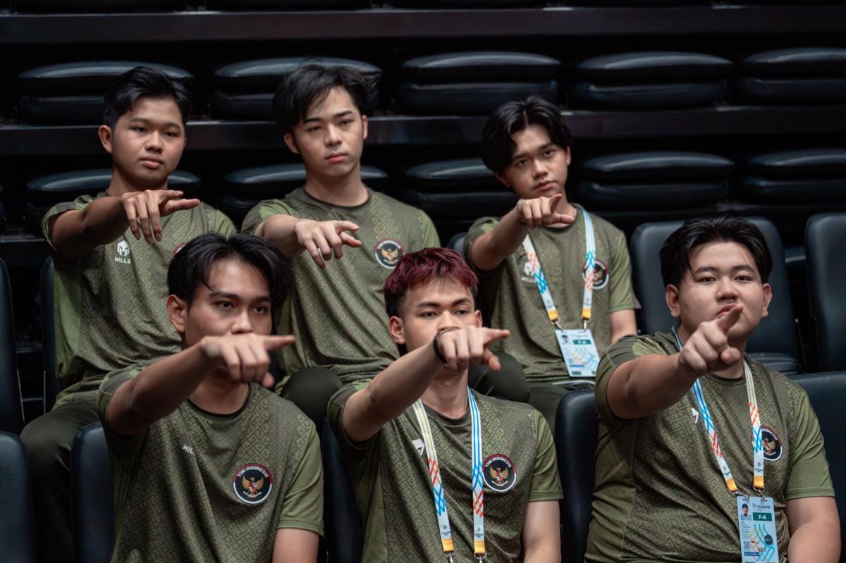 Ini adalah pertama kalinya member TLID membawa nama Indonesia dalam turnamen multi-event sekelas SEA Games. (Dok. Moonton)