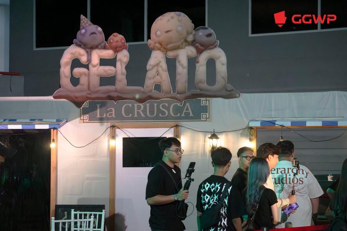 Booth gelato La Crusca. (Dok. GGWP/Mecca Medina)