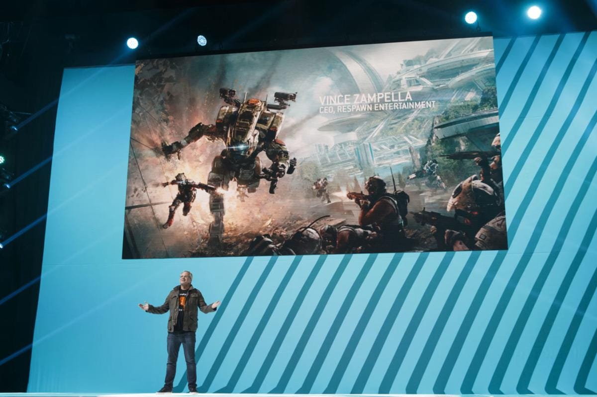 Vince Zampella mengumumkan game Titanfall 2. (Men's Journal)
