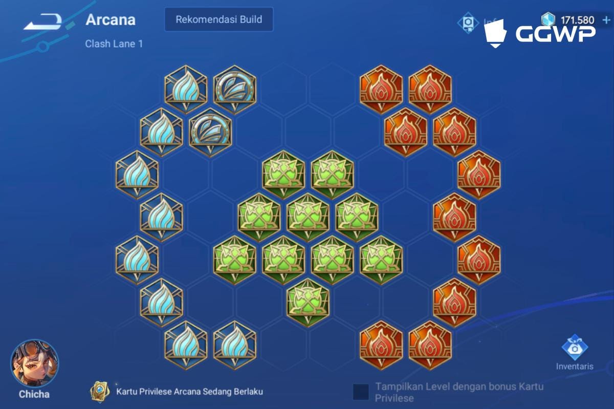 Build Arcana dan skill Chicha Honor of Kings (Dok. GGWP)