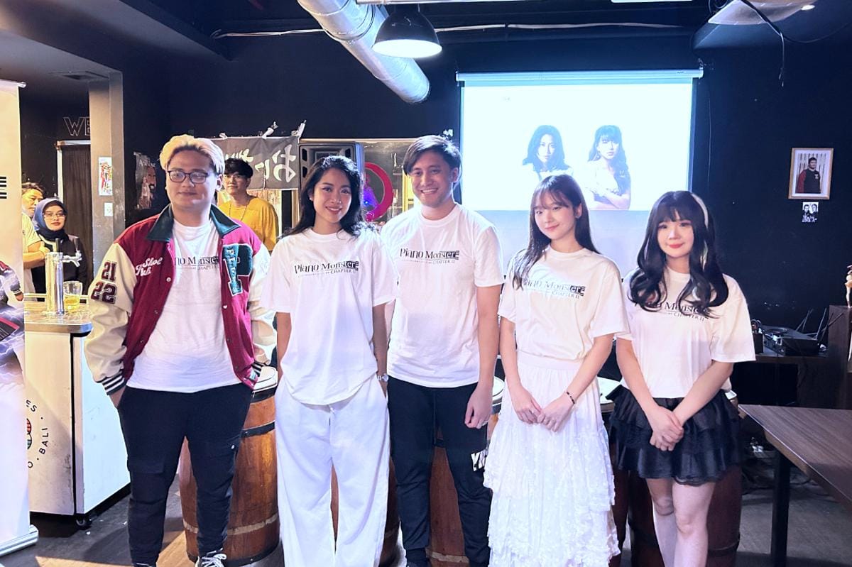 Konferensi pers Piano Monster: Chapter II di Tori Kaizoku Kuningan. (Dok. Piano Monster)