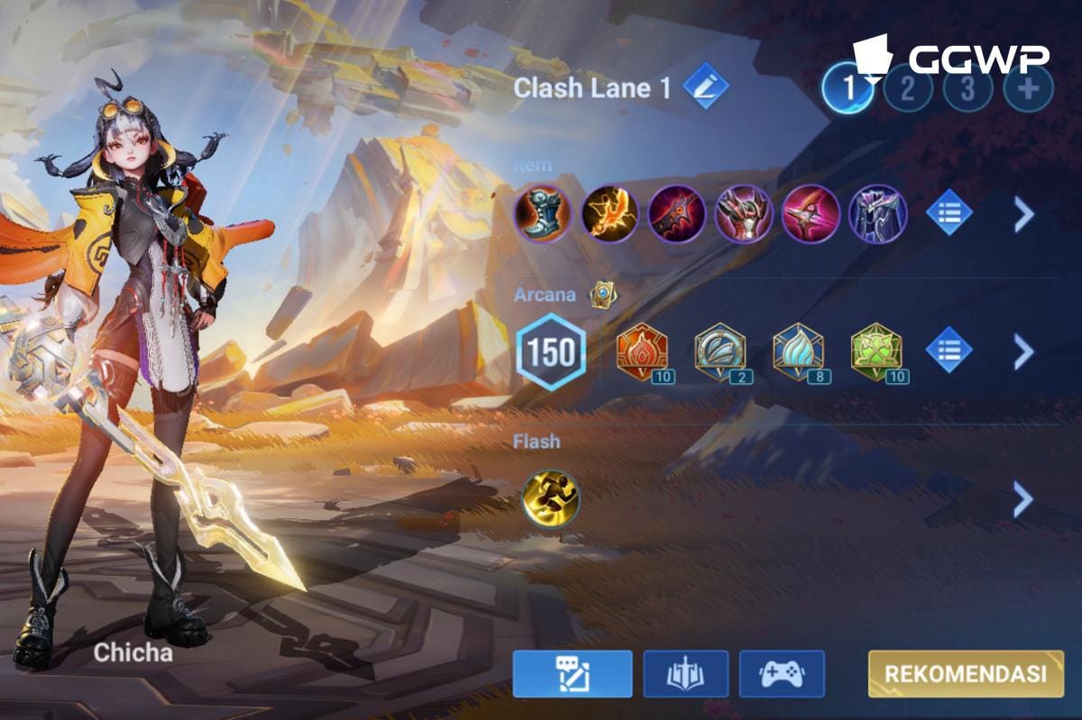 Build item Chicha Honor of Kings (Dok. GGWP)