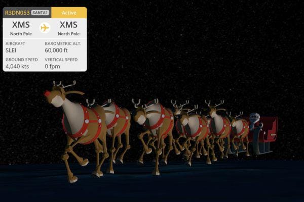 Cara Melacak Penerbangan Santa Claus di Malam Natal 2025