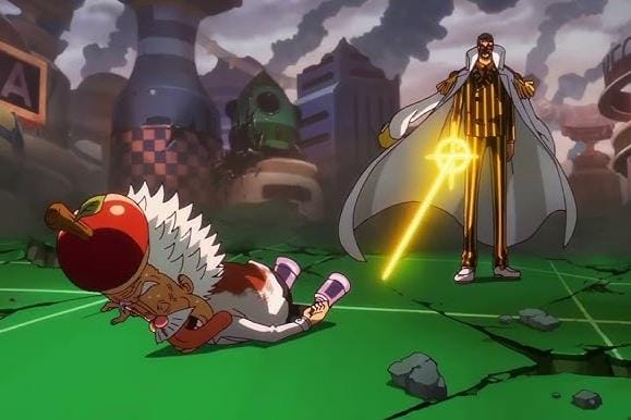 Kizaru membunuh Vegapunk.