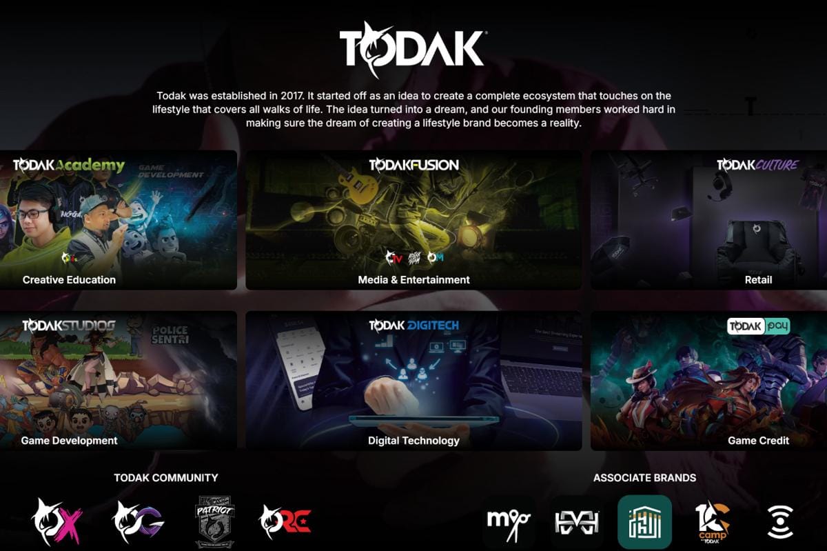 Beberapa unit bisnis Todak di luar esports. (Dok. Todak)