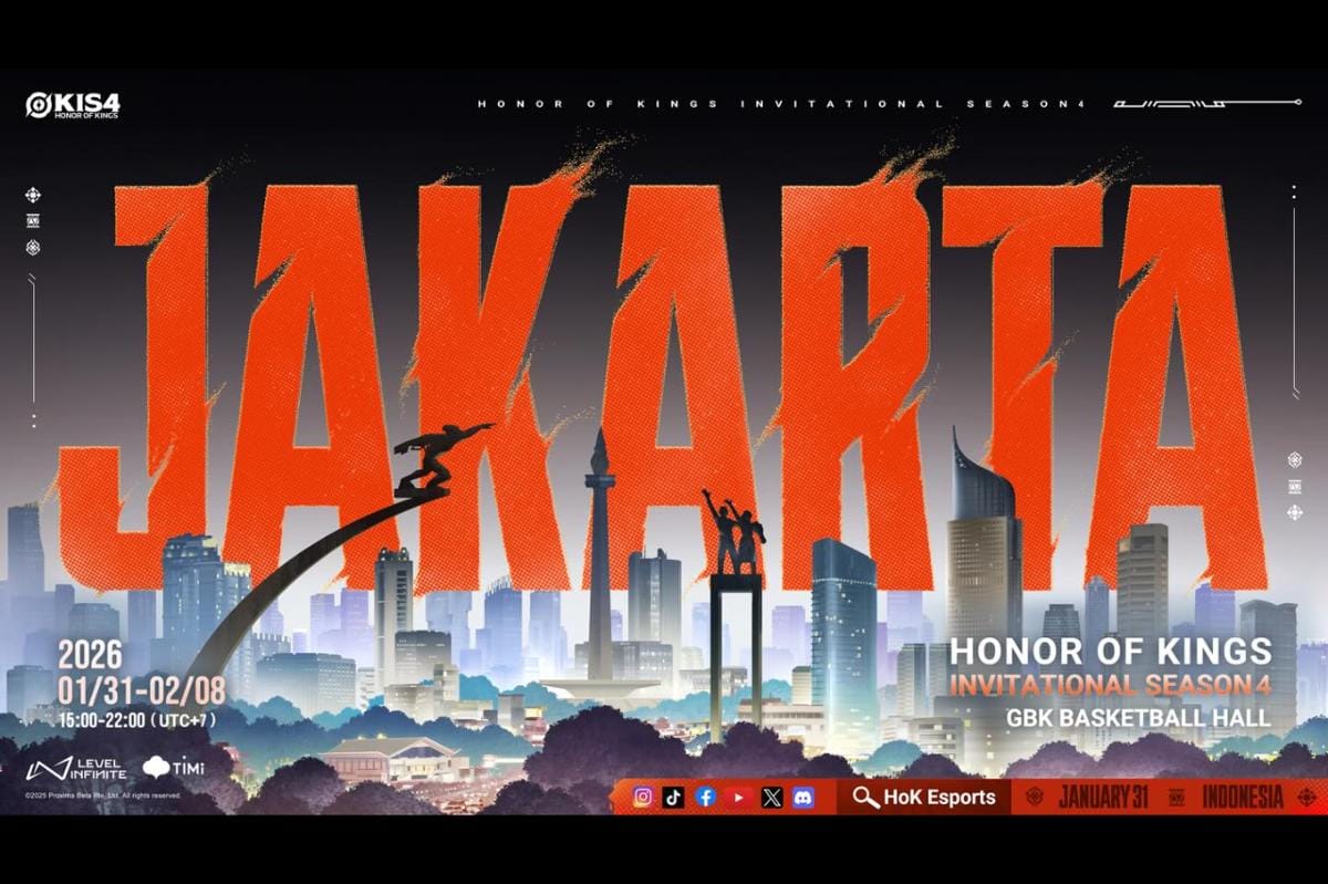 KIS4 akan diadakan di Basket Hall GBK bulan Januari 2026. (Dok. Level Infinite)