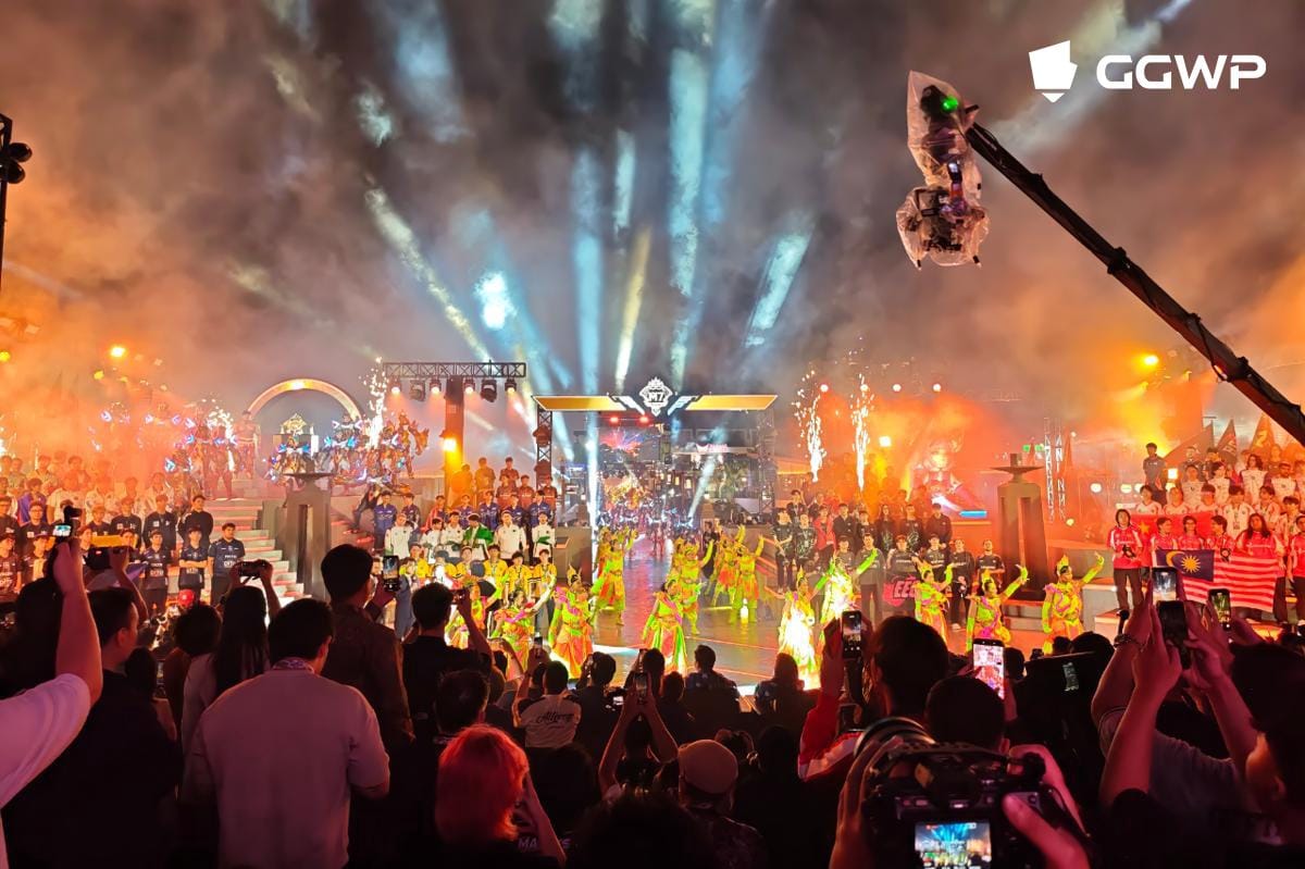 Momen puncak opening ceremony M7 World Championship. (Dok. GGWP/Mecca Medina)