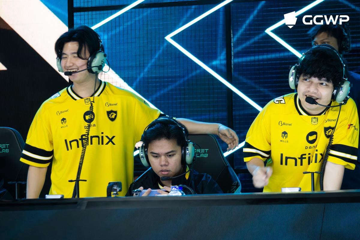 ONIC ditekan oleh Team Spirit, tapi tidak memberikan perlawanan balik. (Dok. GGWP/Mecca Medina)