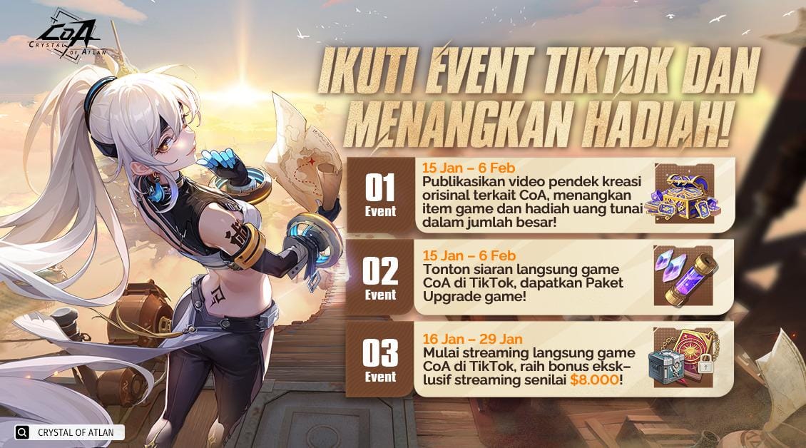 Update Crystal of Atlan, Hadirkan Sandstorm Journey Level 70