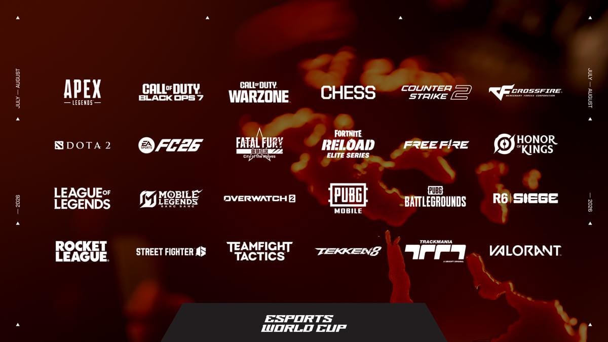 Esports World Cup (EWC) 2026: Prize Pool, Daftar Game Hingga Jadwal