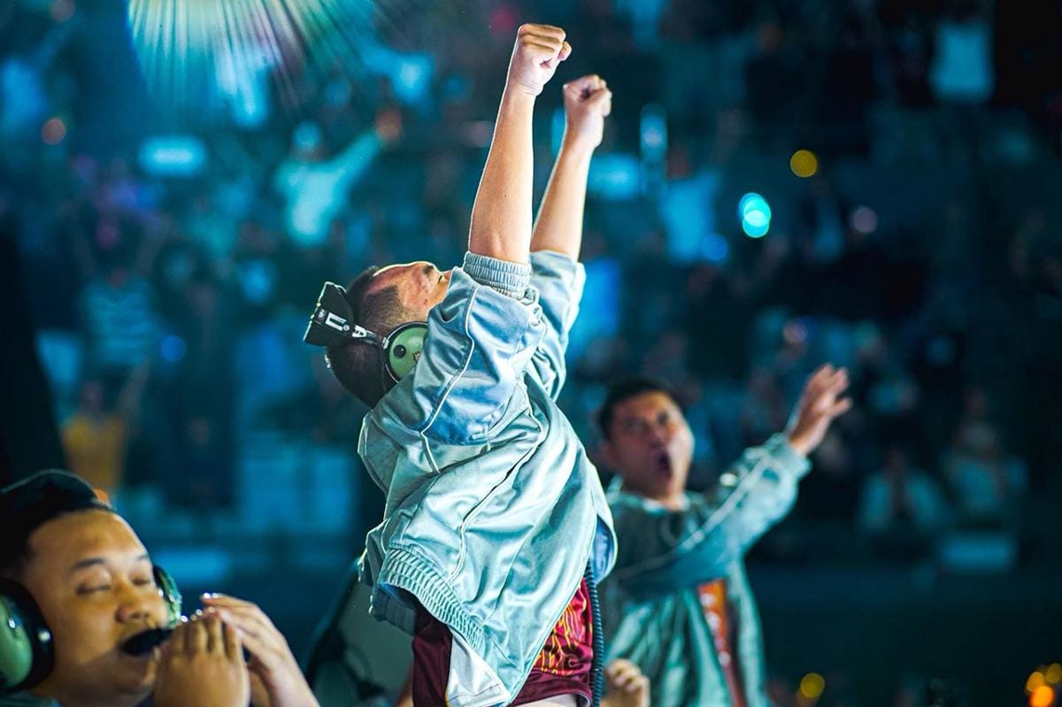 Selebrasi Hijumee usai mengalahkan Selangor Red Giants. (Dok. Moonton)