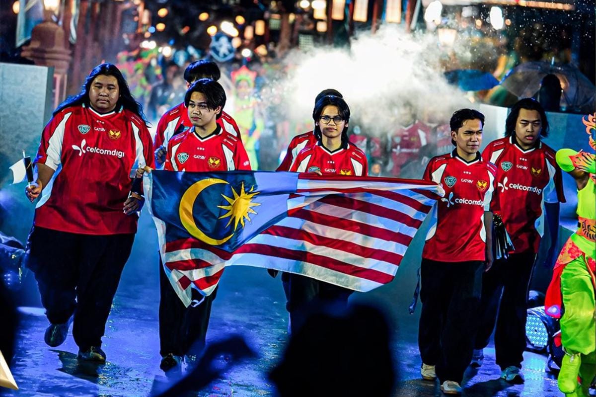 Selangor Red Giants pada opening ceremony M7. (Dok. Moonton)