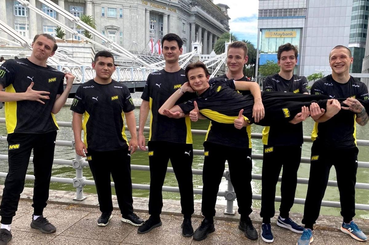 Sawo bersama NAVI di M3. (ONE Esports)