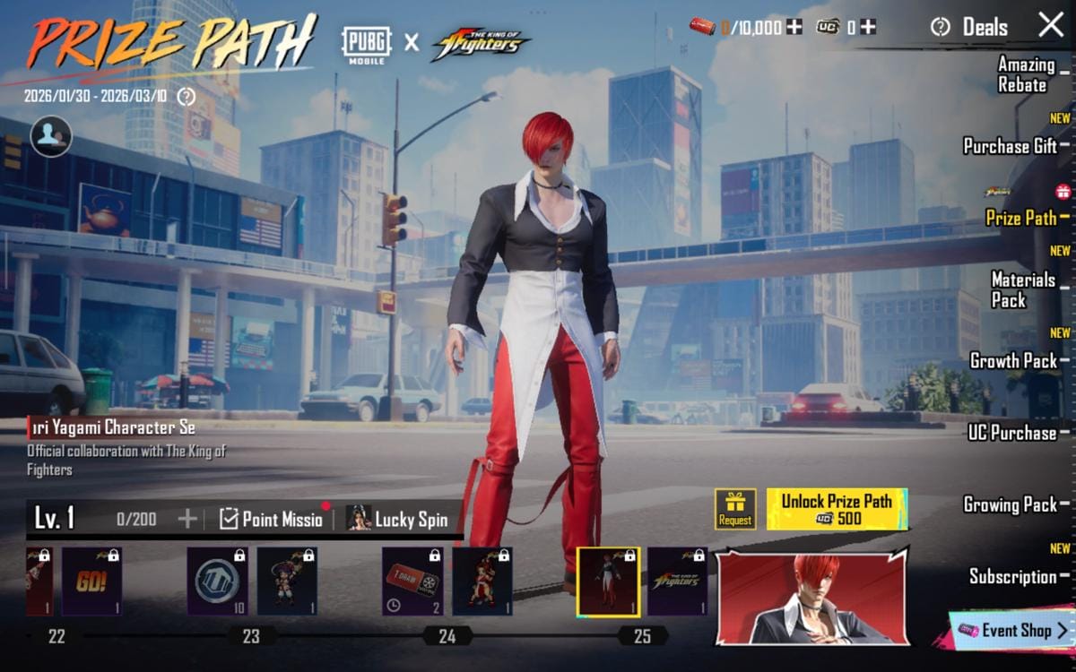 Cara Dapatkan Skin PUBG Mobile x Kings of Fighter (KOF), Ada Mai Shiranui!