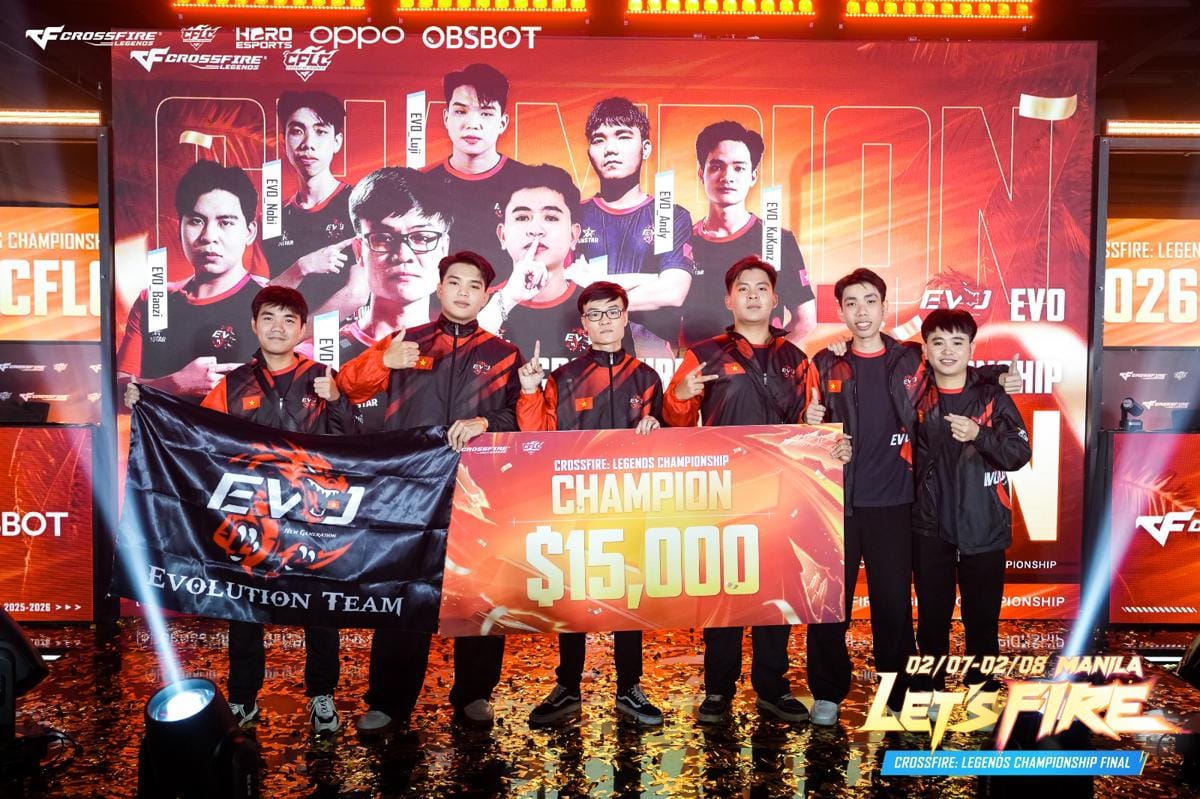 Evolution Team (EVO) Juara Perdana di CrossFire: Legends Championship Asia Tenggara
