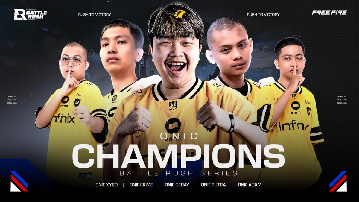 ONIC Angkat Trofi Free Fire Battle Rush Series 2026