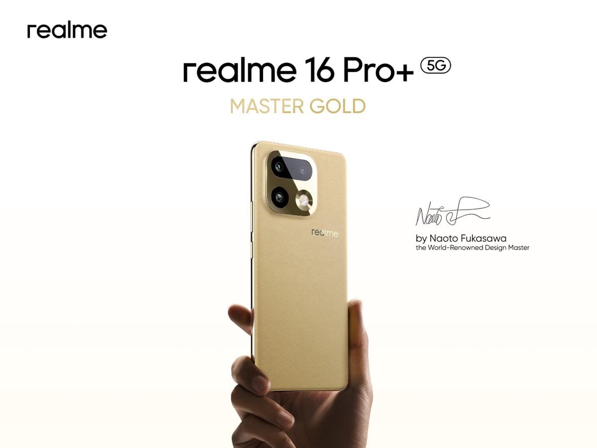 realme 16 Pro Series 5G Dirancang Bersama Naoto Fukusawa