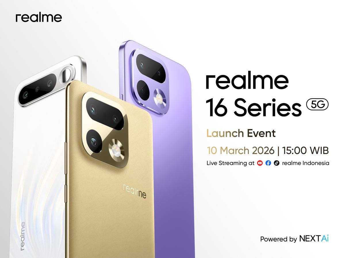 realme 16 Series 5G Siap Meluncur di Indonesia pada 10 Maret 2026