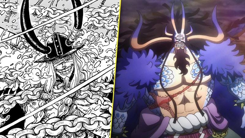 Ukuran Naga Loki Vs Kaido