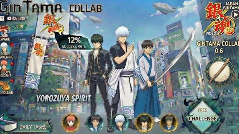 Kolaborasi Free Fire x Gintama