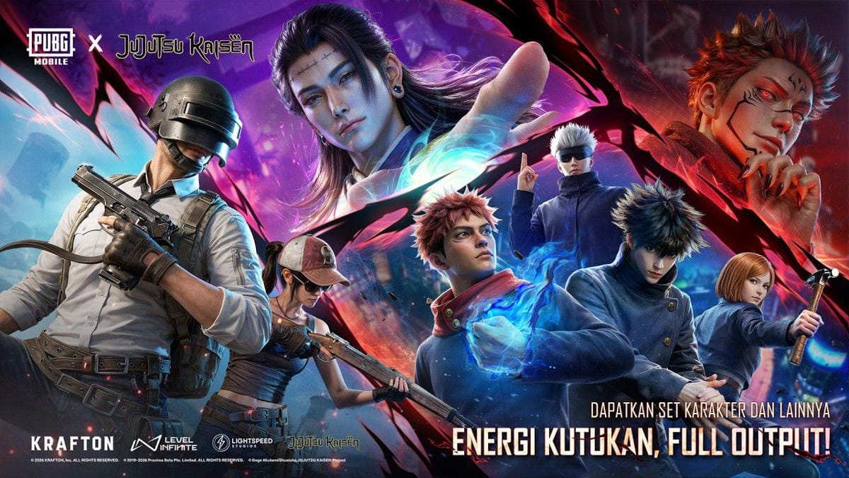Kolaborasi PUBG Mobile Ultah ke-8: Jujutsu Kaisen Hingga MrBeast