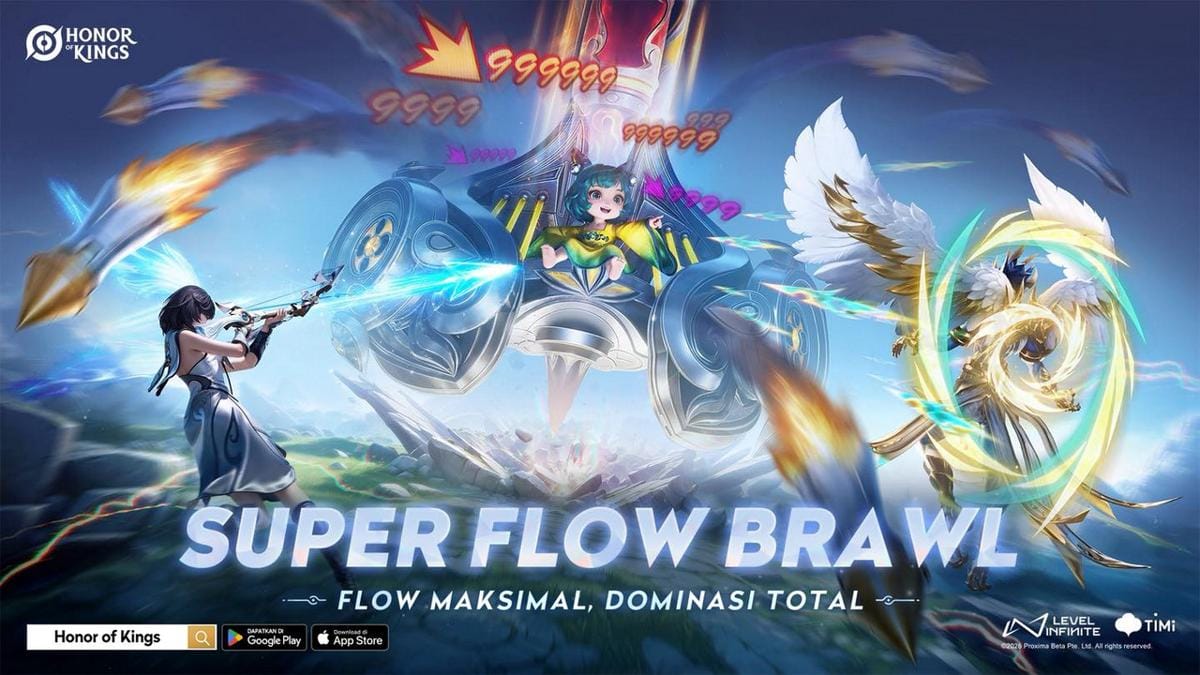 Penjelasan Mode Super Flow Brawl Honor of Kings, Random Makin Seru!