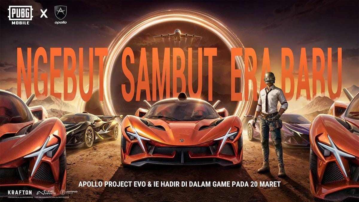 PUBG Mobile x Apollo Automobil, Hadirkan Sensasi Hypercar Jerman