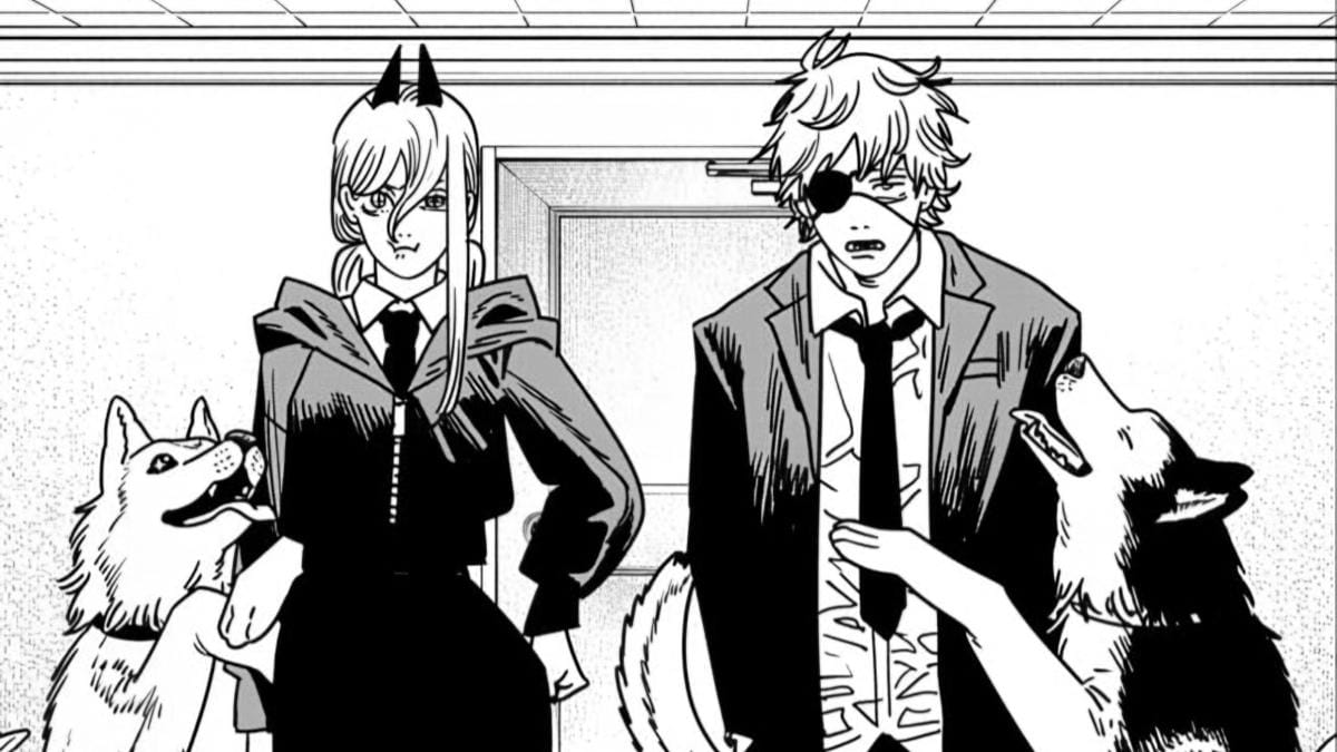 Denji dan Power kembali menjadi pemburu iblis Public Safety. (Manga Plus)