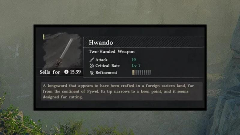 Senjata Crimson Desert