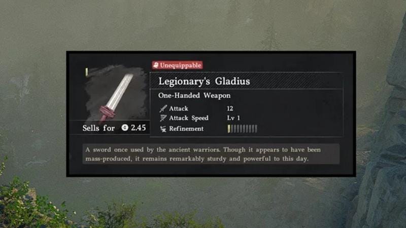 Senjata Crimson Desert