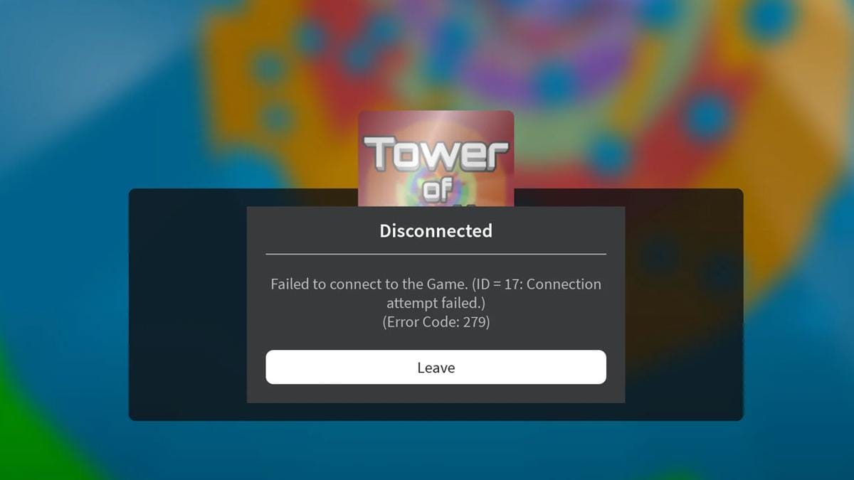 Roblox Error Code 279 disebabkan karena gangguan koneksi ke server Roblox. (Reddit)