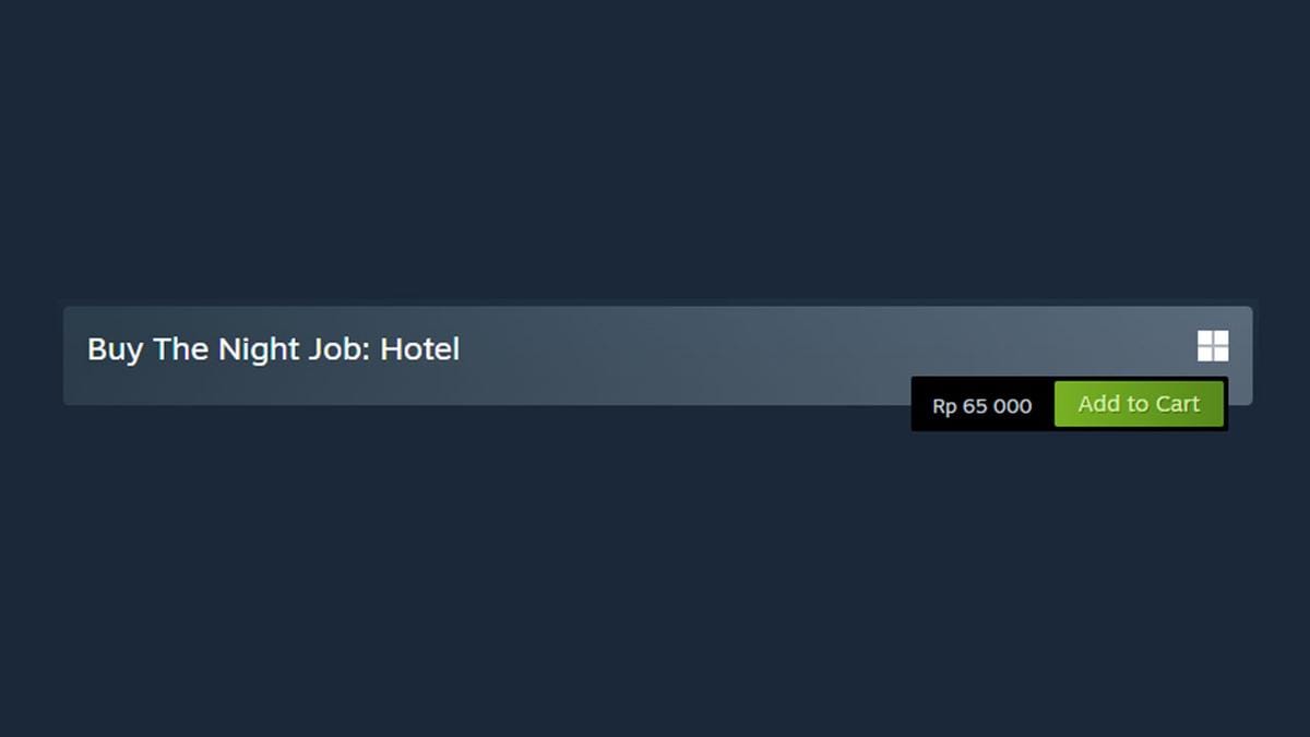 The Night Job: Hotel bisa dibeli seharga Rp 65 ribu. (Steam)
