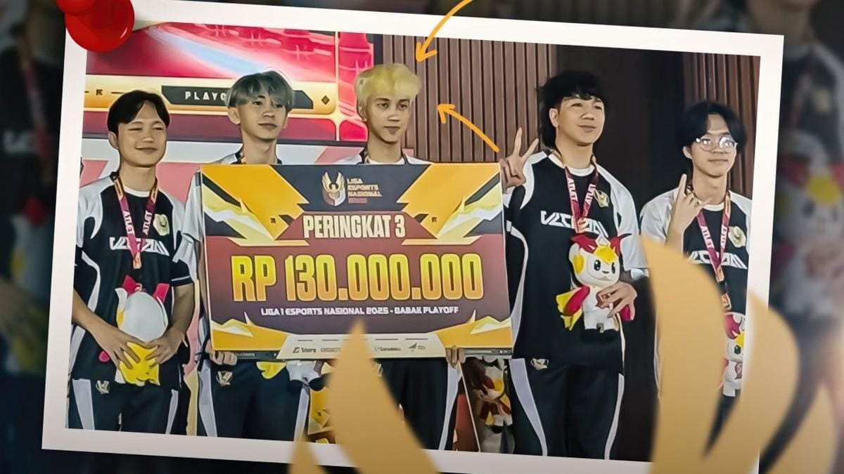 Bersama VL Team, Kuroky menjadi juara LEN2 MLBB 2025. (Team RRQ)
