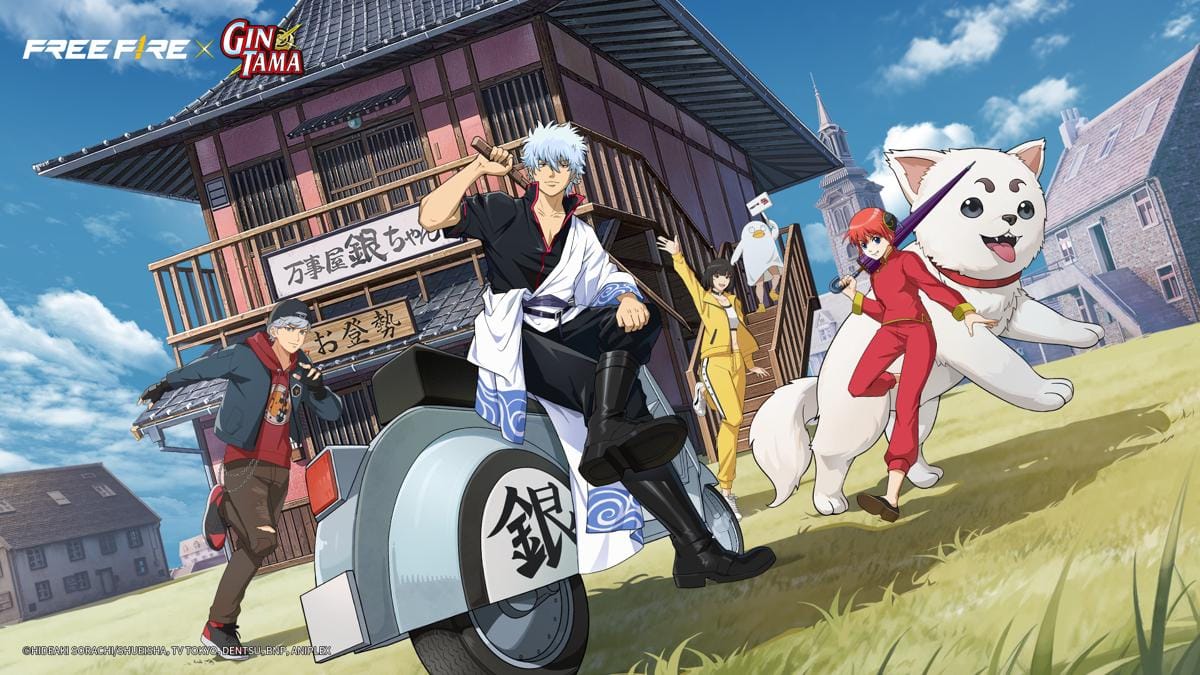 Kolaborasi Free Fire x Gintama: Ada Bundle Gintoki dan Kagura
