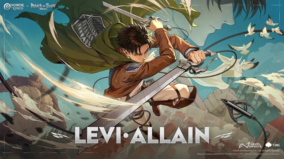 Skin Levi untuk Allain. (Level Infinite)