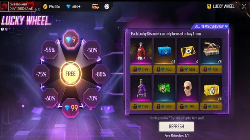 Lucky Spin FF 2026