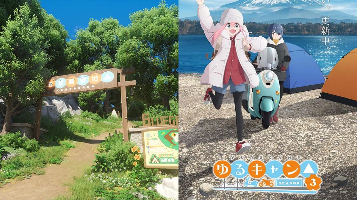 Parodi logo Yuru Camp. (Berbagai sumber)