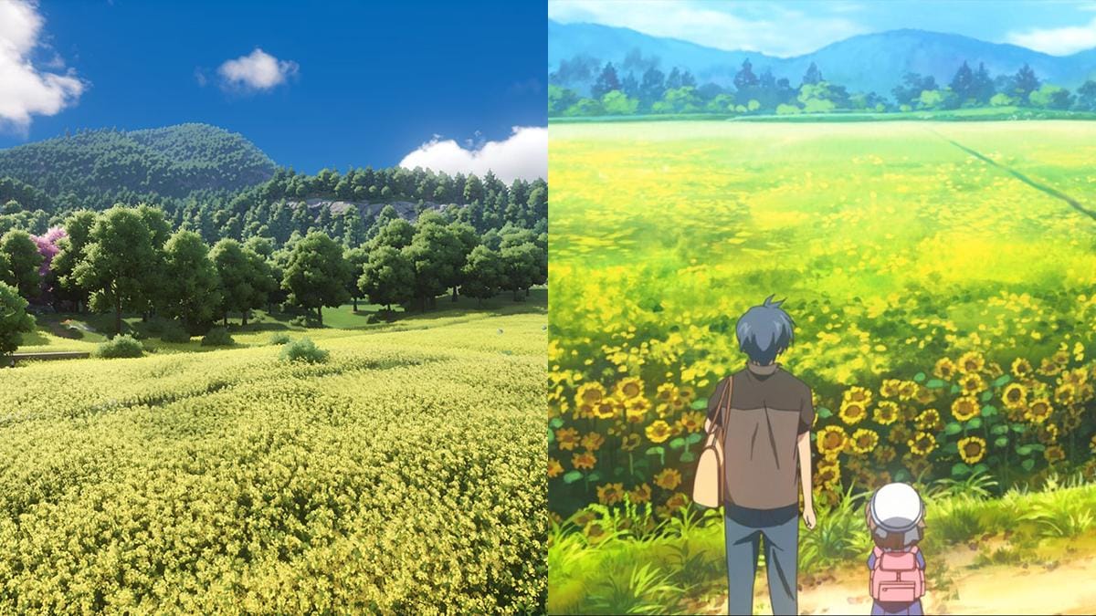 Padang bunga di Clannad: After Story. (Berbagai sumber)