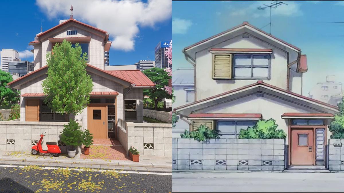 Rumah Nobita di Doraemon. (Berbagai sumber)