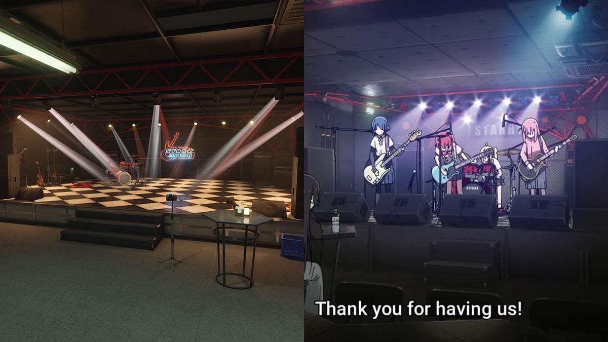 Area konser di Bocchi The Rock. (Berbagai sumber)
