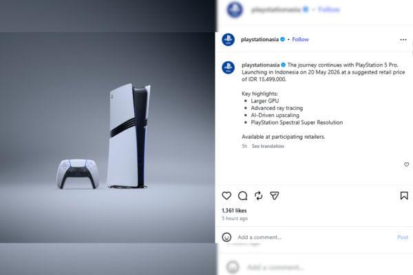 PlayStation 5 Pro Resmi Rilis di Indonesia, Harganya Tembus Rp15 Juta?