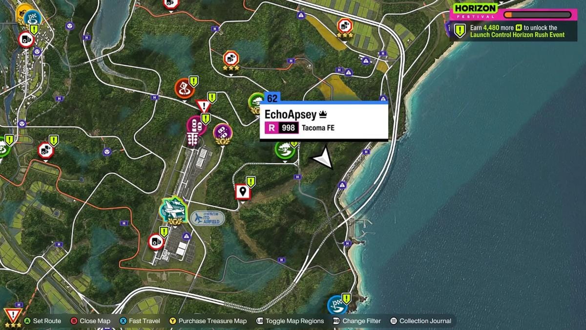 Lokasi Lamborghini Diablo SV. (IGN) 