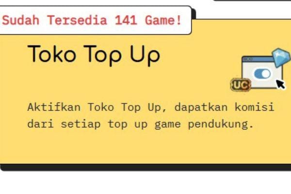 Cara Membuat Toko Top Up di Saweria