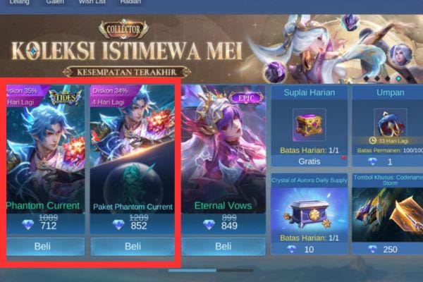Cara Murah Dapat Skin ALLSTAR Ling Phantom Current