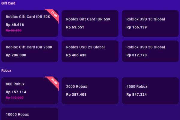 Top Up Roblox di GGWP Top Up Makin Murah, Begini Caranya!