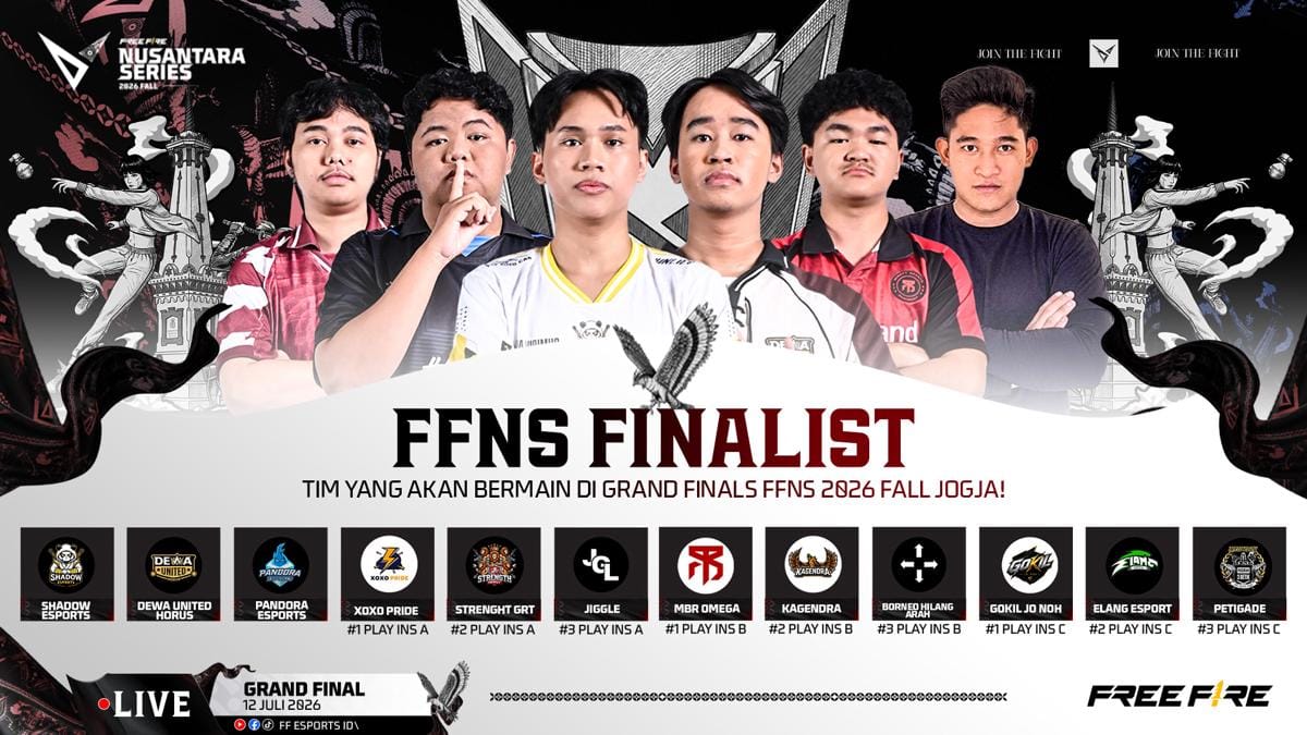 12 Tim Terbaik Indonesia Berebut Gelar Juara FFNS 2026 Fall