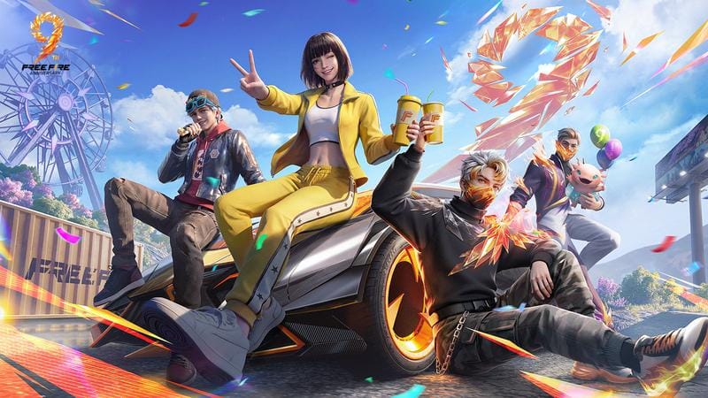 Rayakan Ultah ke-9, Free Fire Hadirkan Event Seru Bertabur Hadiah
