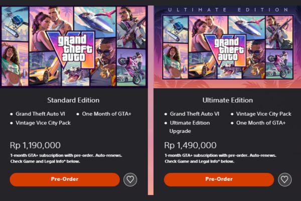 GTA 6 PS5 Resmi Bisa Dipesan, Ini Harga dan Cara Beli dengan Hemat