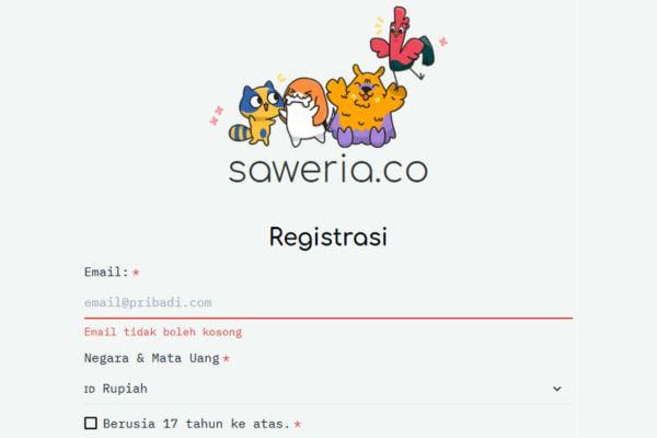 Kenapa Tidak Bisa Buat Akun di Saweria? Ini Penyebab dan Solusinya